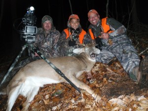 Landon's 1st buck w/ Dad and uncle Mike